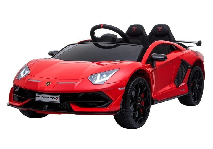 Samochód elektryczny dla dzieci Lean Toys Lamborghini Aventador Czerwony (5907625581158) - obraz 3