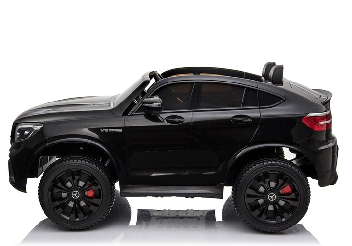 Електромобіль для дітей Lean Toys Mercedes GLC 63S MP4 лакований Чорний (5907625581257) - зображення 4