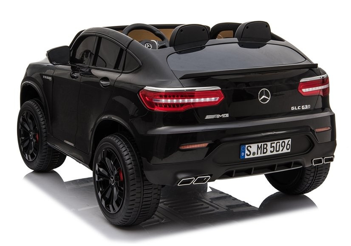 Електромобіль для дітей Lean Toys Mercedes GLC 63S MP4 лакований Чорний (5907625581257) - зображення 5