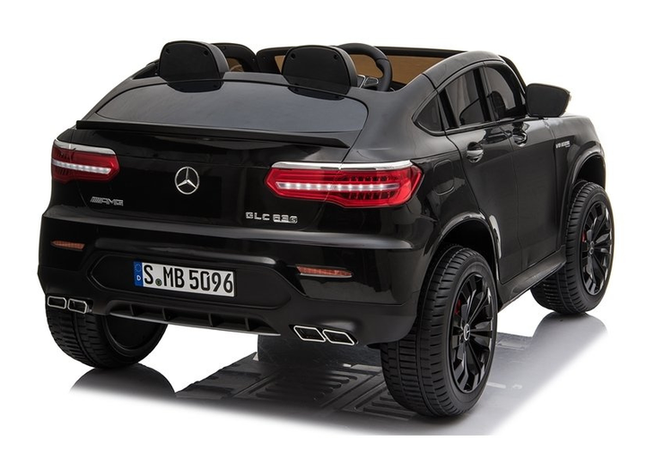 Електромобіль для дітей Lean Toys Mercedes GLC 63S MP4 лакований Чорний (5907625581257) - зображення 7