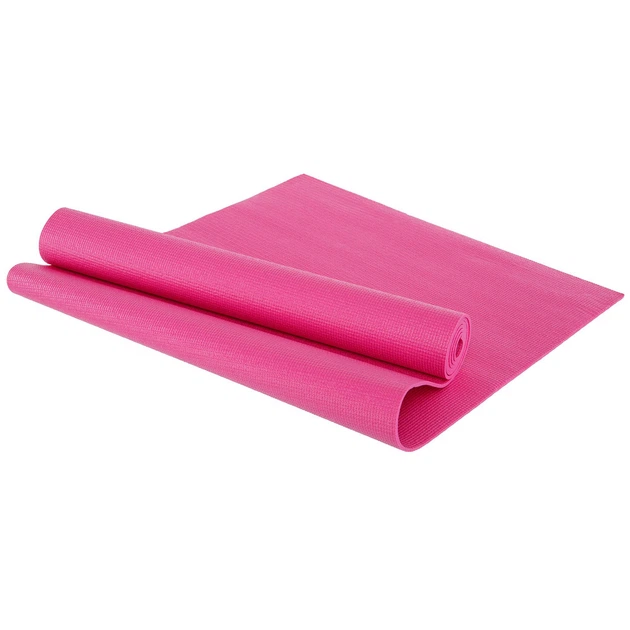 Килимок для фітнесу та йоги PVC 4мм (розмір 173x61x0,4см, світло-рожевий) (FI-8722_Світло-рожевий) - зображення 2