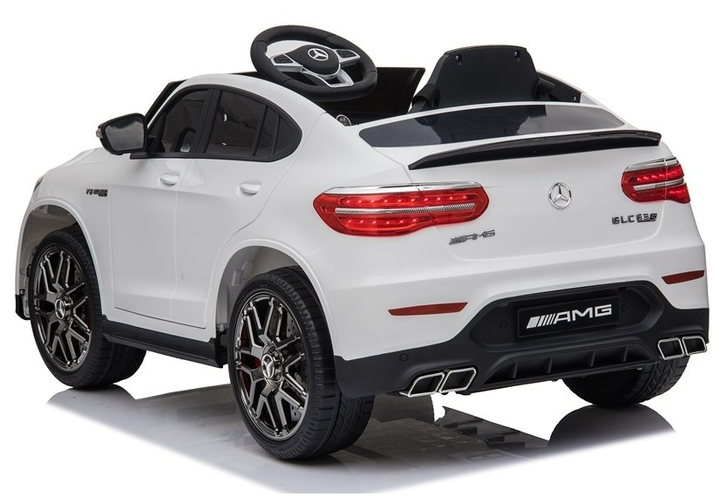 Samochód elektryczny dla dzieci Lean Toys Mercedes GLC 63S QLS-5688 4x4 Biały (5908275992615) - obraz 12