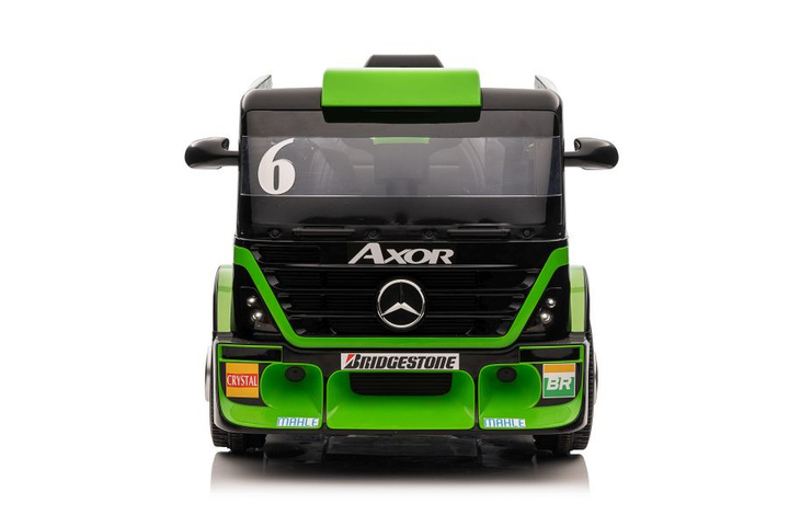 Електромобіль для дітей Lean Toys Mercedes XMX622B з причепом Зелений (5904665994283) - зображення 2