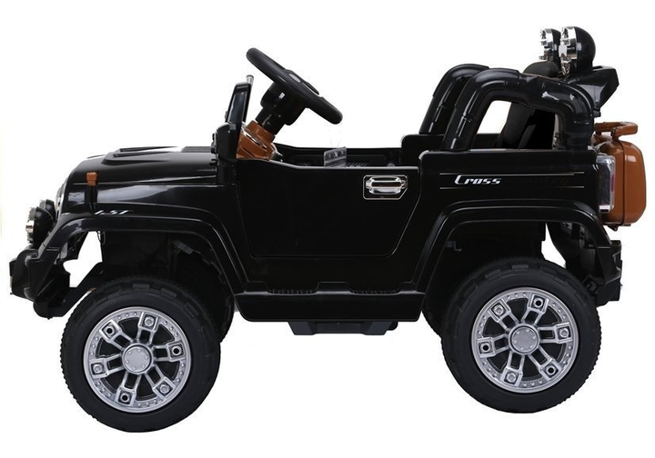 Електромобіль для дітей Lean Toys Jeep JJ245 Чорний (5907625581875) - зображення 6