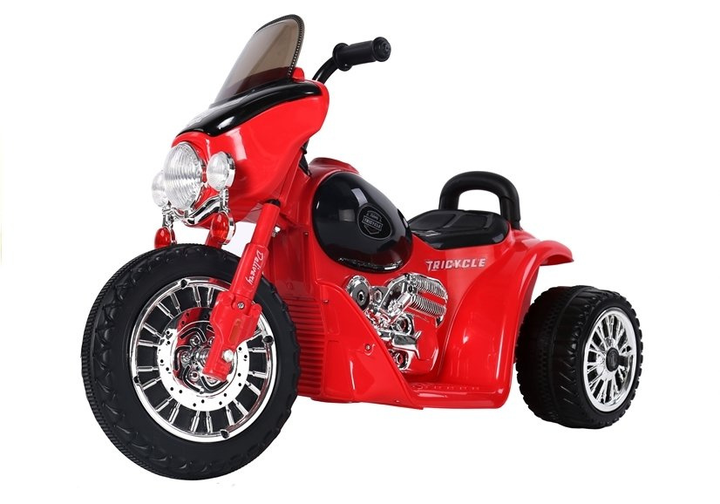 Motocykl elektryczny dla dzieci Lean Toys JT568 Czerwony (5907625581974) - obraz 13