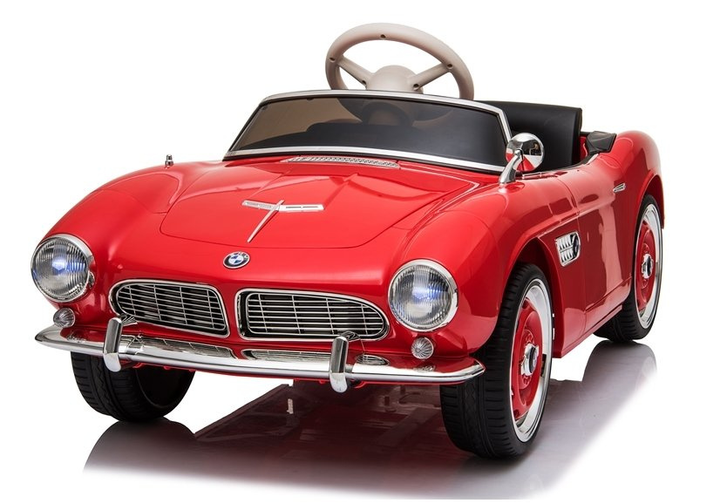 Samochód elektryczny dla dzieci Lean Toys BMW Retro lakierowany Czerwony (5907625583282) - obraz 12
