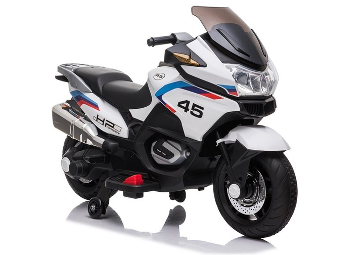 Motocykl elektryczny dla dzieci Lean Toys XMX609 Biały (5908275990031) - obraz 1