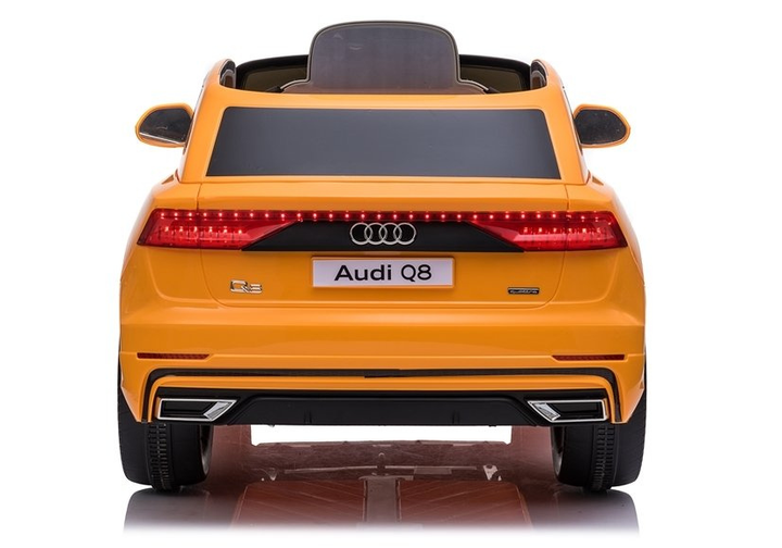Samochód elektryczny dla dzieci Lean Toys Audi Q8 JJ2066 lakierowany Żółty (5903802452051) - obraz 13