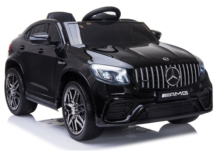 Електромобіль для дітей Lean Toys Mercedes GLC 63S QLS-5688 4x4 лакований Чорний (5908275992592) - зображення 1