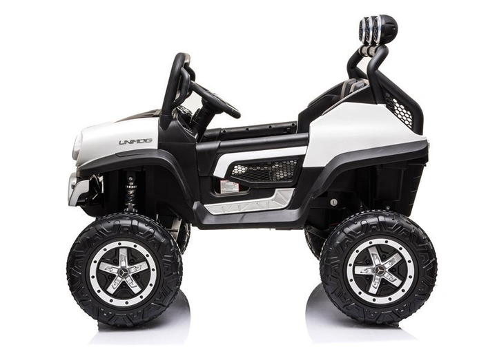 Електромобіль для дітей Lean Toys Mercedes Unimog S Білий (5908275996101) - зображення 7