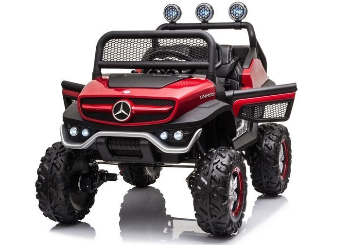 Samochód elektryczny dla dzieci Lean Toys Mercedes Unimog S lakierowany Czerwony (5908275996125) - obraz 12