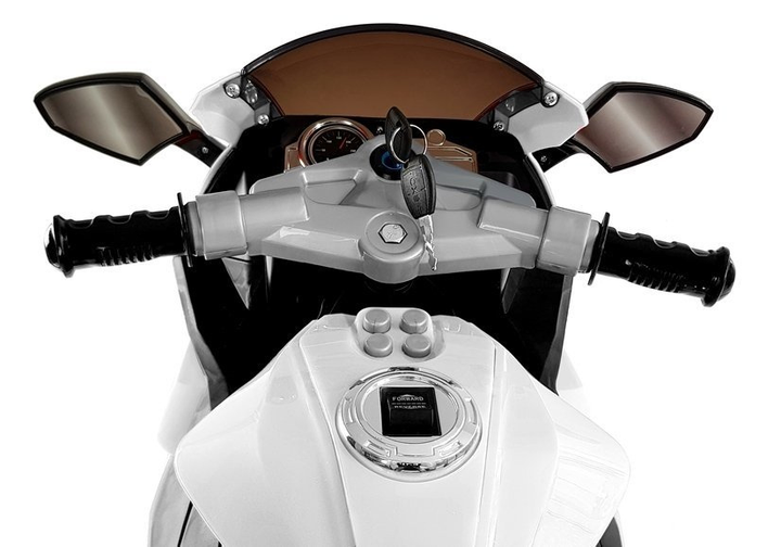 Motocykl elektryczny dla dzieci Lean Toys TR1603 Biały (5908275993247) - obraz 18