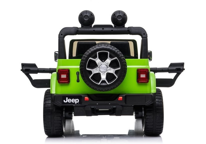 Електромобіль для дітей Lean Toys Jeep Wrangler Rubicon 4x4 Зелений (5908275996736) - зображення 4