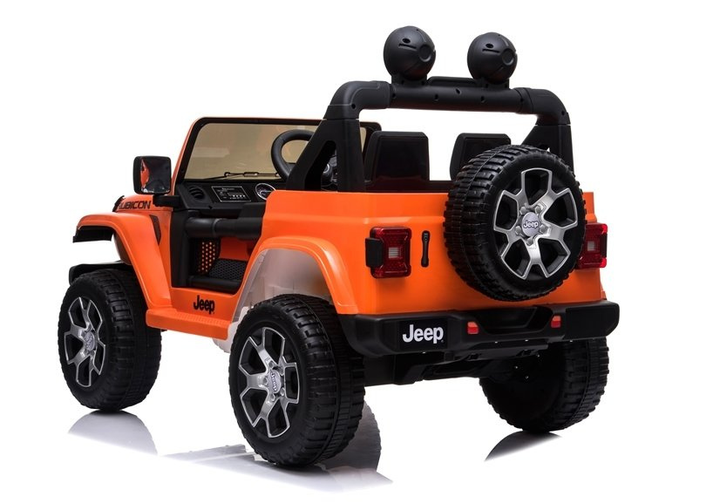Samochód elektryczny dla dzieci Lean Toys Jeep Wrangler Rubicon 4x4 Pomarańczowy (5908275996743) - obraz 3