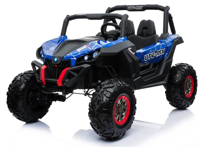 Samochód elektryczny dla dzieci Lean Toys XMX603 Spider lakierowany Niebieski (5908275996774) - obraz 2