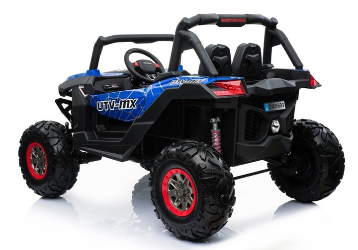 Samochód elektryczny dla dzieci Lean Toys XMX603 Spider lakierowany Niebieski (5908275996774) - obraz 3