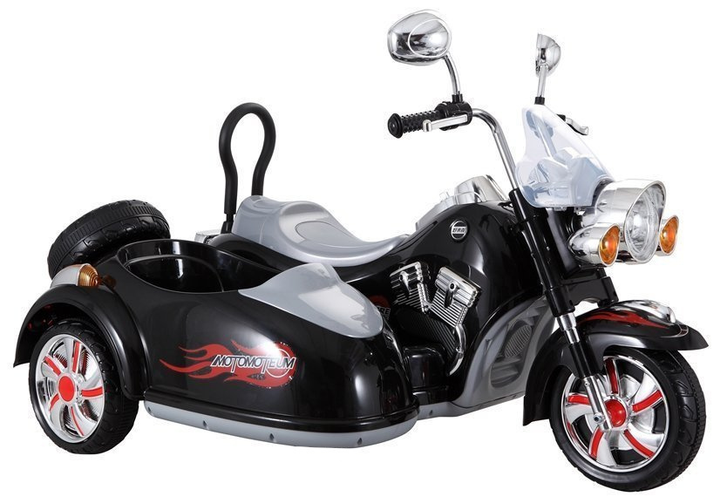 Motocykl elektryczny dla dzieci Lean Toys SX138 Czarny (5908275994015) - obraz 2