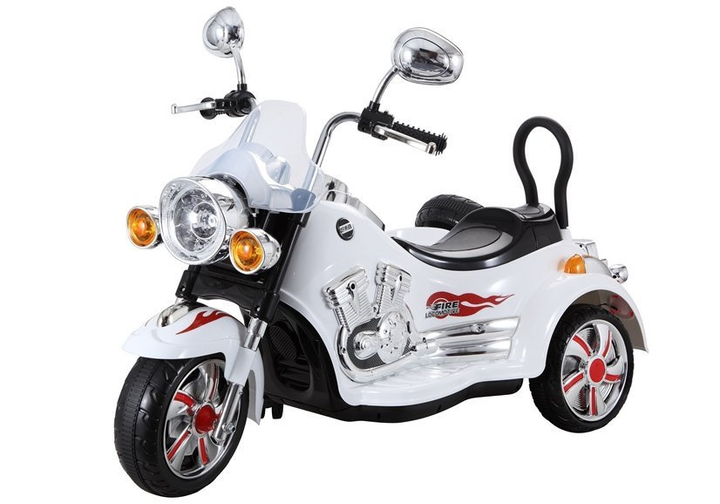 Електромотоцикл для дітей Lean Toys SX138 Білий (5908275994008) - зображення 3