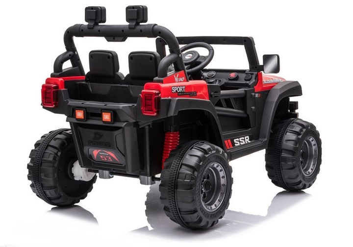 Електромобіль для дітей Lean Toys BBH-016 Червоний (5903802450392) - зображення 8
