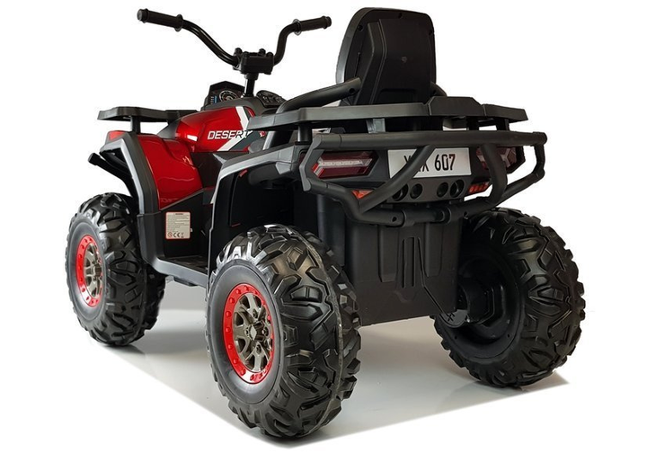 Квадроцикл електричний для дітей Lean Toys XMX607 лакований Червоний (5903802450552) - зображення 4