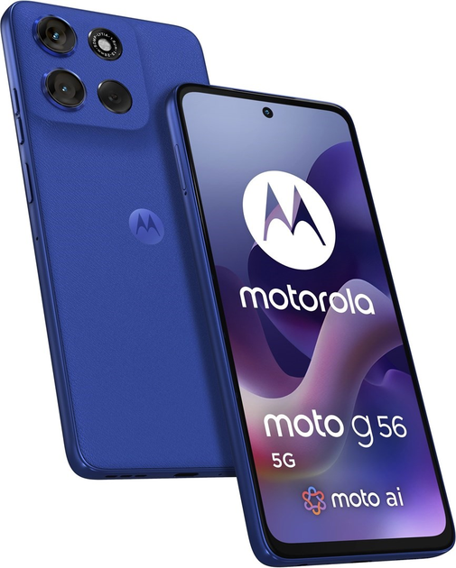 Мобільний телефон Motorola Moto G56 5G 8/256GB Dazzling Blue (PB7Y0032PL) - зображення 12