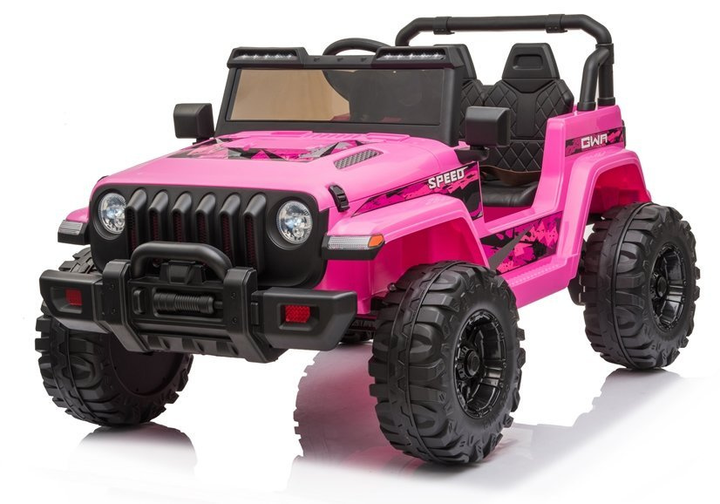 Samochód elektryczny dla dzieci Lean Toys Jeep CH9956 Różowy (5903802450729) - obraz 4