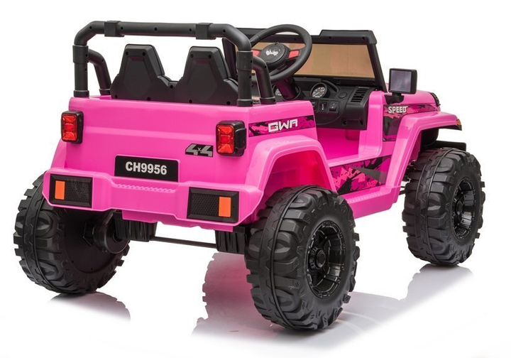 Samochód elektryczny dla dzieci Lean Toys Jeep CH9956 Różowy (5903802450729) - obraz 7
