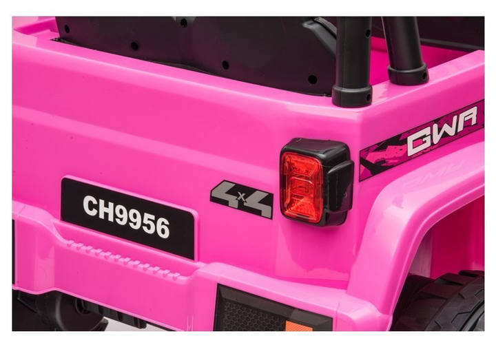 Samochód elektryczny dla dzieci Lean Toys Jeep CH9956 Różowy (5903802450729) - obraz 8