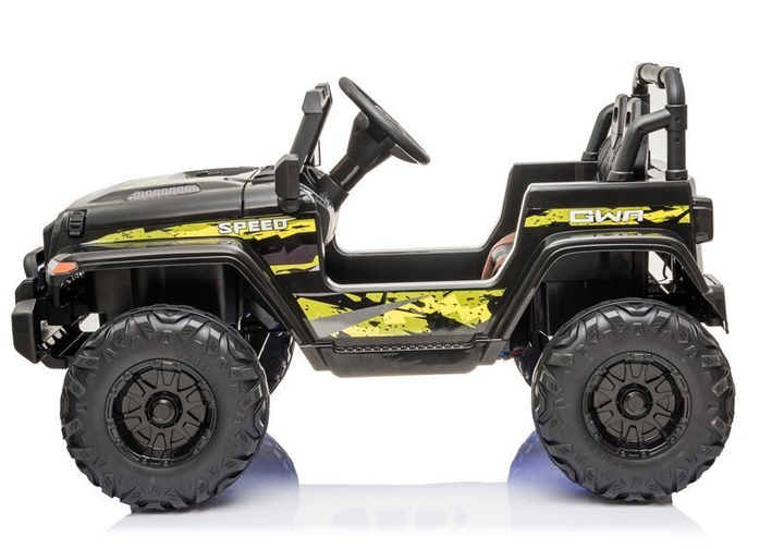 Електромобіль для дітей Lean Toys Jeep CH9956 Чорний (5903802450743) - зображення 4