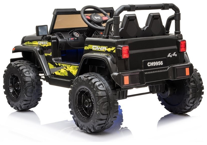 Електромобіль для дітей Lean Toys Jeep CH9956 Чорний (5903802450743) - зображення 5