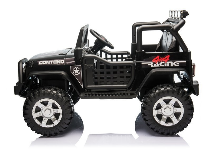 Samochód elektryczny dla dzieci Lean Toys XMX618 lakierowany Czarny (5903802450804) - obraz 3