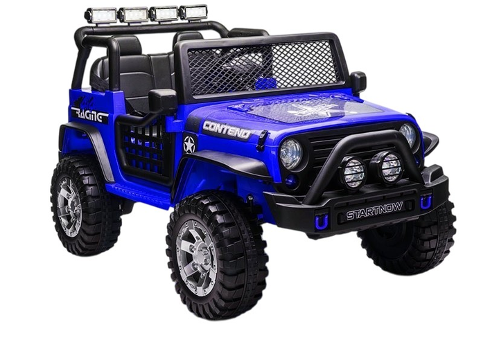 Samochód elektryczny dla dzieci Lean Toys XMX618 lakierowany Niebieski (5903802450811) - obraz 1