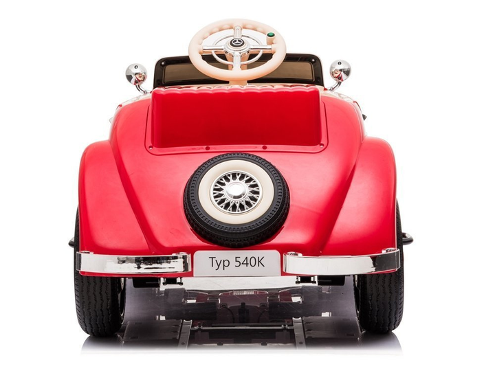 Електромобіль для дітей Lean Toys Mercedes 540K Червоний (5903802453140) - зображення 4
