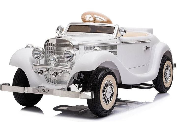 Samochód elektryczny dla dzieci Lean Toys Mercedes 540K Biały (5903802453157) - obraz 2