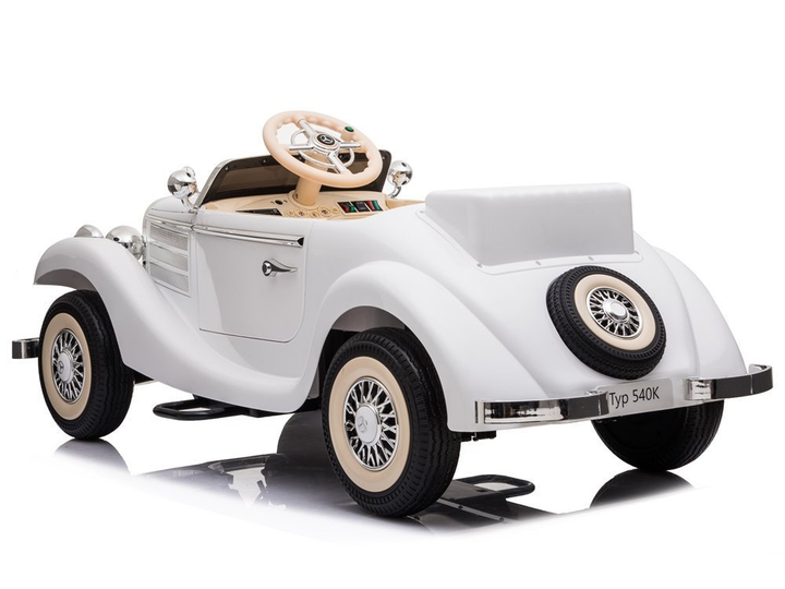 Samochód elektryczny dla dzieci Lean Toys Mercedes 540K Biały (5903802453157) - obraz 5