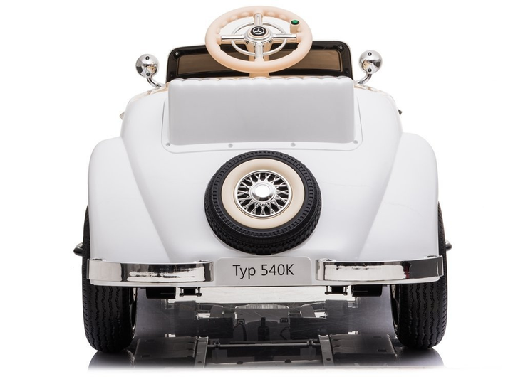 Samochód elektryczny dla dzieci Lean Toys Mercedes 540K Biały (5903802453157) - obraz 7