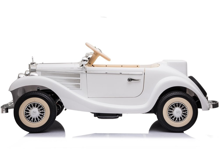 Samochód elektryczny dla dzieci Lean Toys Mercedes 540K Biały (5903802453157) - obraz 10