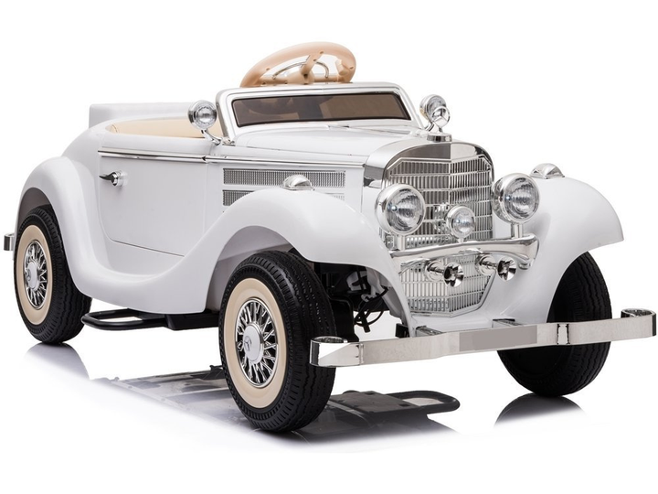 Samochód elektryczny dla dzieci Lean Toys Mercedes 540K Biały (5903802453157) - obraz 16