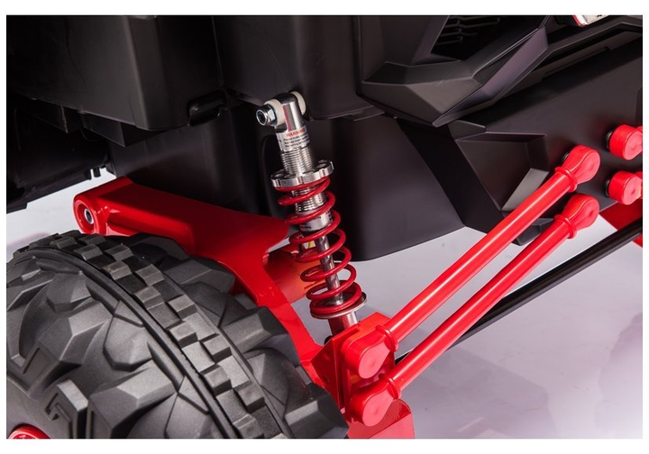 Samochód elektryczny dla dzieci Lean Toys Buggy UTV-MX Czerwony (5903802453560) - obraz 4