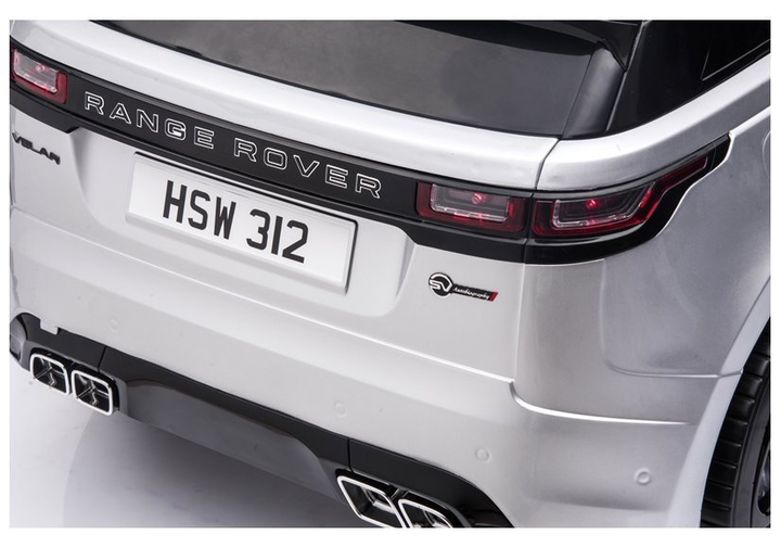 Samochód elektryczny dla dzieci Lean Toys Range Rover lakierowany Srebrny (5903802453546) - obraz 7