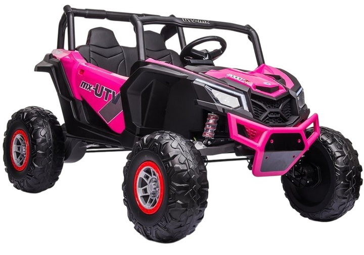 Samochód elektryczny dla dzieci Lean Toys Buggy UTV-MX Różowy (5903802453584) - obraz 1