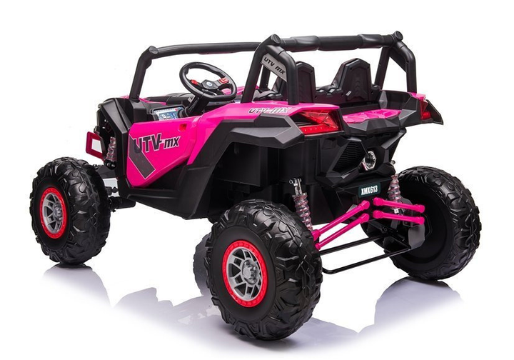 Samochód elektryczny dla dzieci Lean Toys Buggy UTV-MX Różowy (5903802453584) - obraz 4