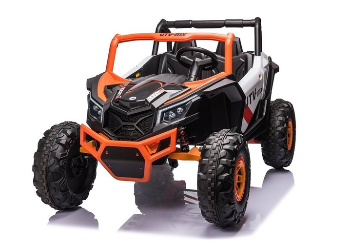 Samochód elektryczny dla dzieci Lean Toys Buggy UTV-MX Pomarańczowo-biały (5903802453553) - obraz 13