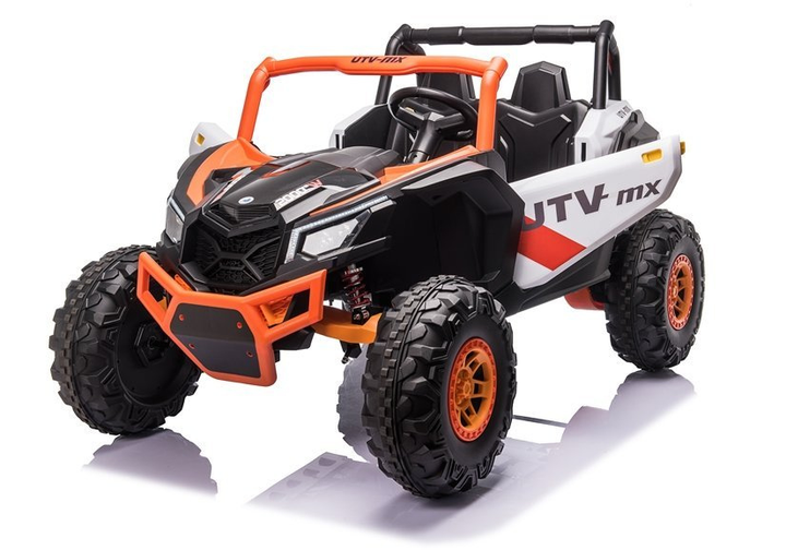 Samochód elektryczny dla dzieci Lean Toys Buggy UTV-MX Pomarańczowo-biały (5903802453553) - obraz 18