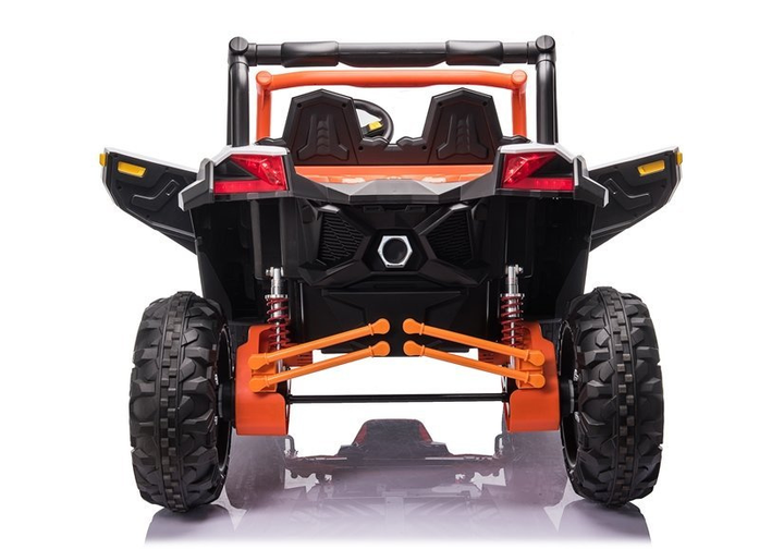 Samochód elektryczny dla dzieci Lean Toys Buggy UTV-MX Pomarańczowo-biały (5903802453553) - obraz 19