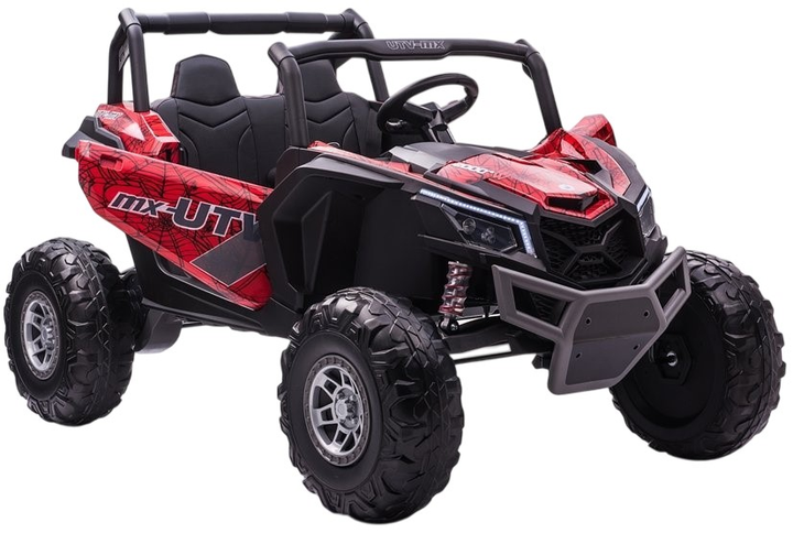 Samochód elektryczny dla dzieci Lean Toys Buggy UTV-MX Spider lakierowany Czerwony (5903802453607) - obraz 1