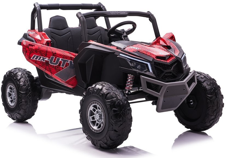 Samochód elektryczny dla dzieci Lean Toys Buggy UTV-MX Spider lakierowany Czerwony (5903802453607) - obraz 4