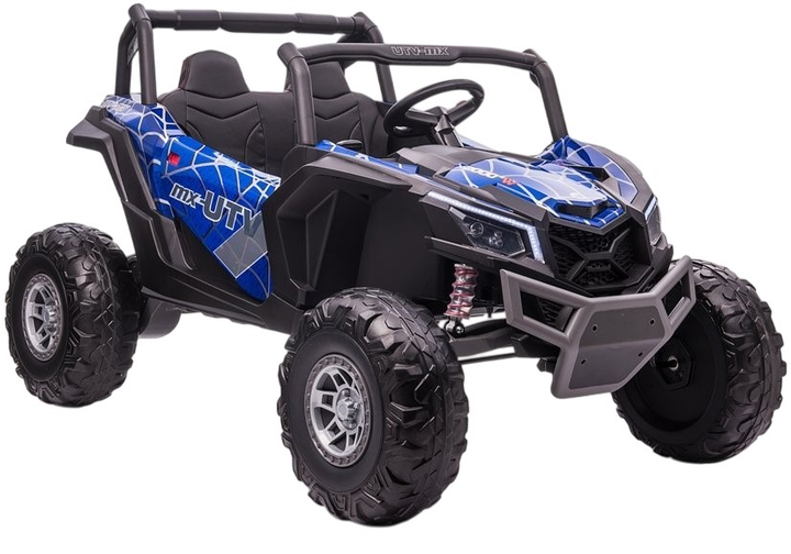 Samochód elektryczny dla dzieci Lean Toys Buggy UTV-MX Spider lakierowany Niebieski (5903802453614) - obraz 1
