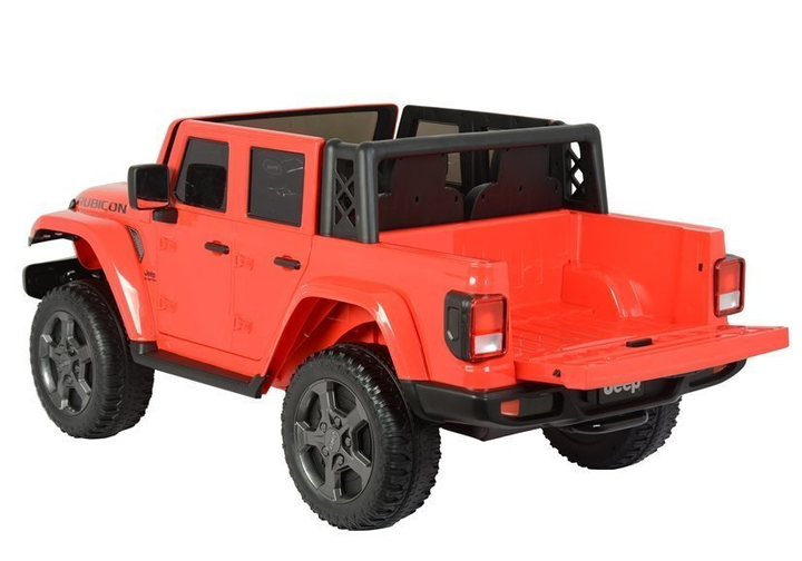 Samochód elektryczny dla dzieci Lean Toys Jeep Rubicon 6768R Czerwony (5903802454871) - obraz 2