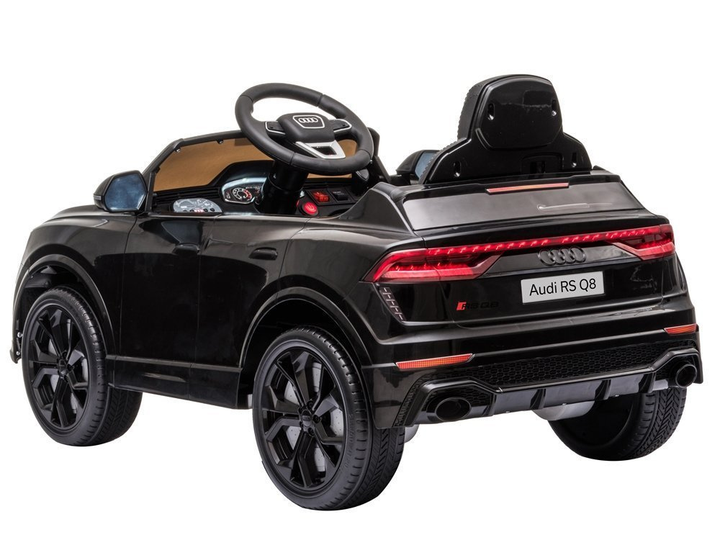 Samochód elektryczny dla dzieci Lean Toys Audi RS Q8 Czarny (5903802454949) - obraz 5